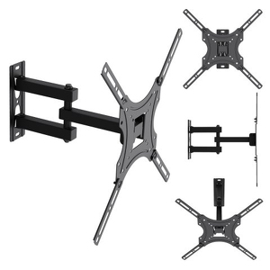 Miniatura produktu: Uchwyt do TV Maclean, max VESA 400x400, 32-55", do 25kg, czarny, reg. pochyłu 0°~-15° i obrotu +90°~-90°, MC-190 Miniatura produktu: Uchwyt do TV Maclean, max VESA 400x400, 32-55", do 25kg, czarny, reg. pochyłu 0°~-15° i obrotu +90°~-90°, MC-190