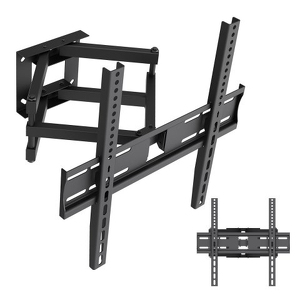 Miniatura produktu: Uchwyt do TV Maclean, max VESA 400x400, 32-70", do 40kg, czarny, reg. pochyłu +12°~-12° i obrotu +60°~-60°, MC-192 Miniatura produktu: Uchwyt do TV Maclean, max VESA 400x400, 32-70", do 40kg, czarny, reg. pochyłu +12°~-12° i obrotu +60°~-60°, MC-192