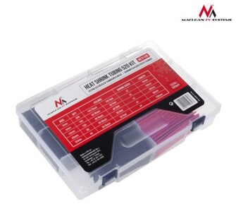 Miniatura produktu: Zestaw koszulek Maclean, Termokurczliwych, 3mm-200szt, 6mm-100 szt, 13mm-120szt, 25mm-100szt, 520szt, MCTV-530 Miniatura produktu: Zestaw koszulek Maclean, Termokurczliwych, 3mm-200szt, 6mm-100 szt, 13mm-120szt, 25mm-100szt, 520szt, MCTV-530