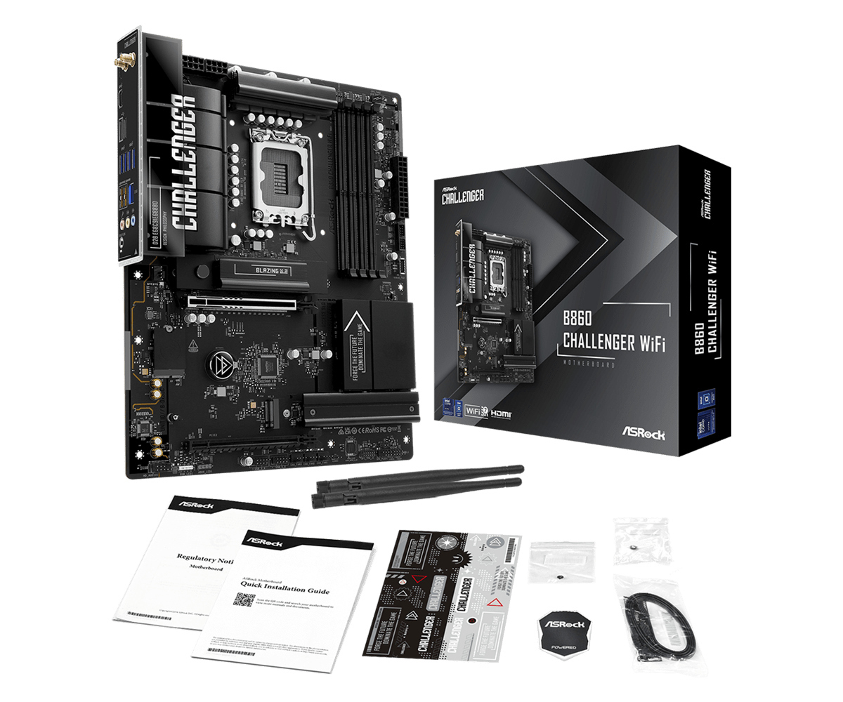 Płyta główna ASRock B860 CHALLENGER WIFI DDR5 LGA1851 Płyta główna ASRock B860 CHALLENGER WIFI DDR5 LGA1851