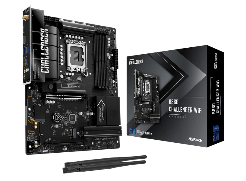 Zdjęcie produktu: Płyta główna ASRock B860 CHALLENGER WIFI DDR5 LGA1851 Zdjęcie produktu: Płyta główna ASRock B860 CHALLENGER WIFI DDR5 LGA1851