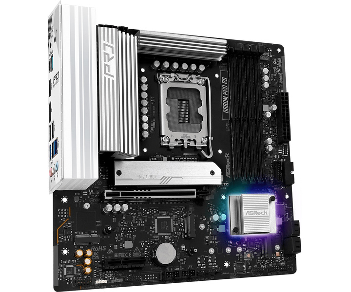 Zdjęcie produktu: Płyta główna ASRock B860M PRO RS DDR5 LGA1851 Zdjęcie produktu: Płyta główna ASRock B860M PRO RS DDR5 LGA1851