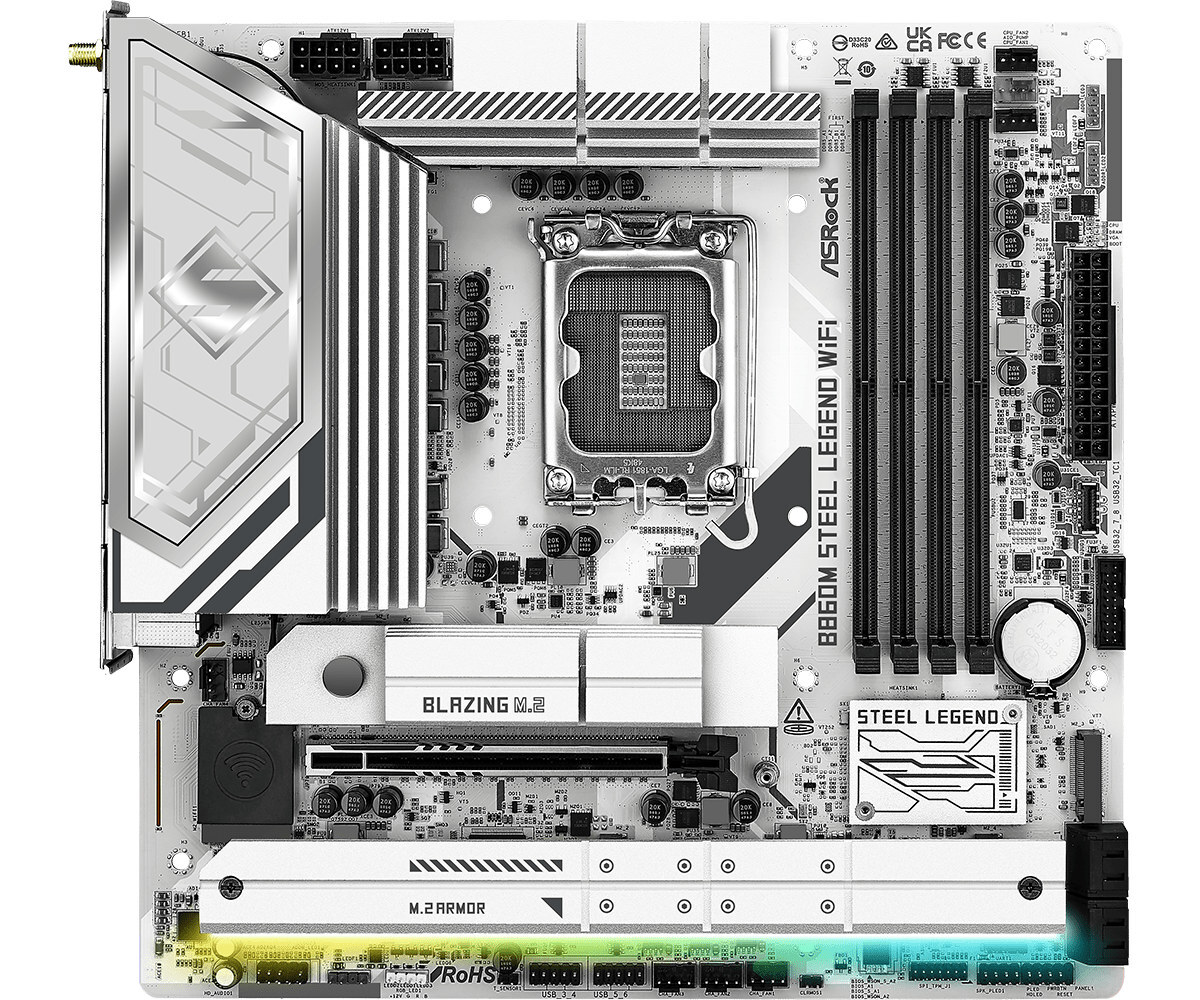 Płyta główna ASRock B860M STEEL LEGEND WIFI DDR5 LGA1851