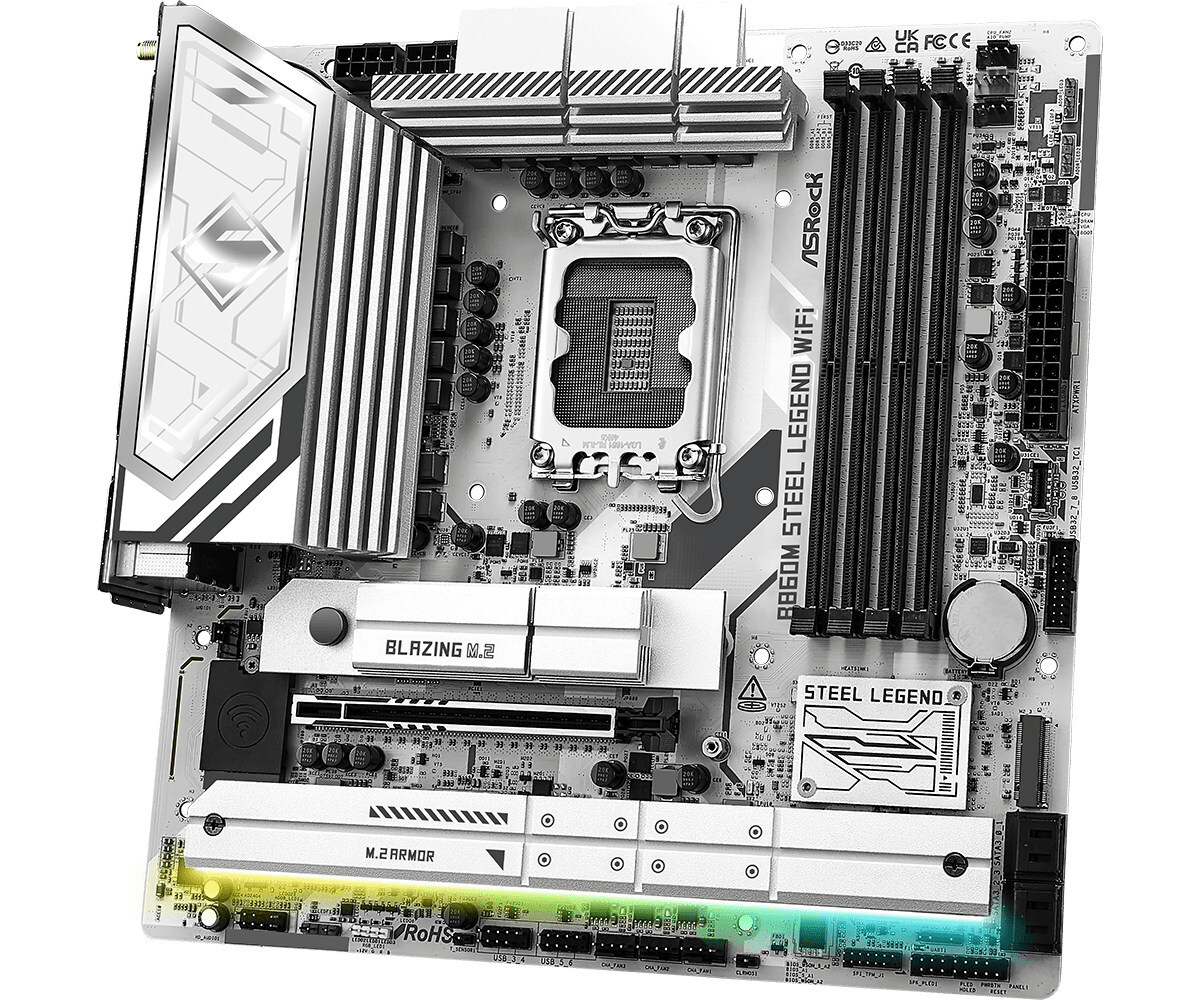 Płyta główna ASRock B860M STEEL LEGEND WIFI DDR5 LGA1851