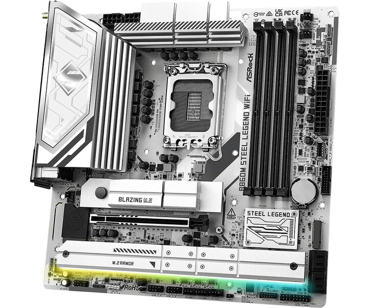 Zdjęcie produktu: Płyta główna ASRock B860M STEEL LEGEND WIFI DDR5 LGA1851