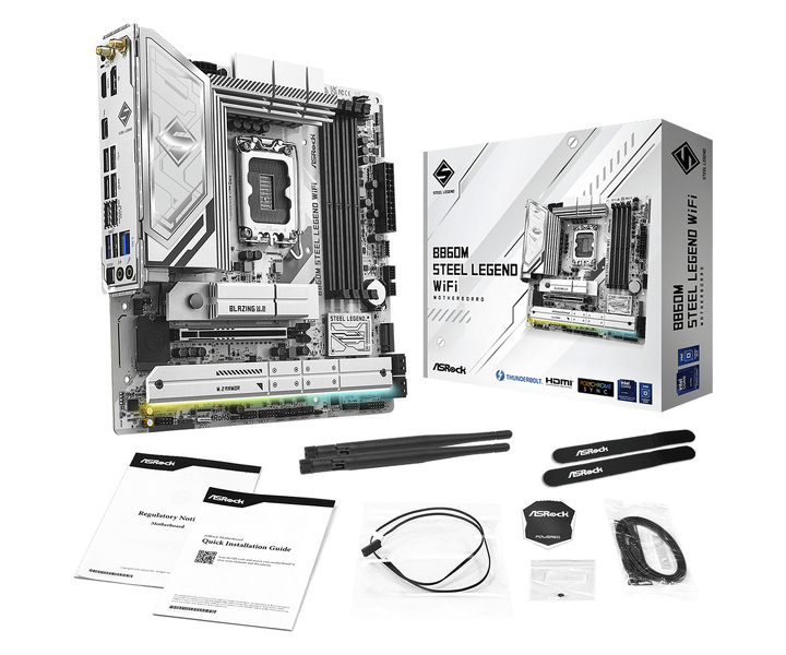 Zdjęcie produktu: Płyta główna ASRock B860M STEEL LEGEND WIFI DDR5 LGA1851