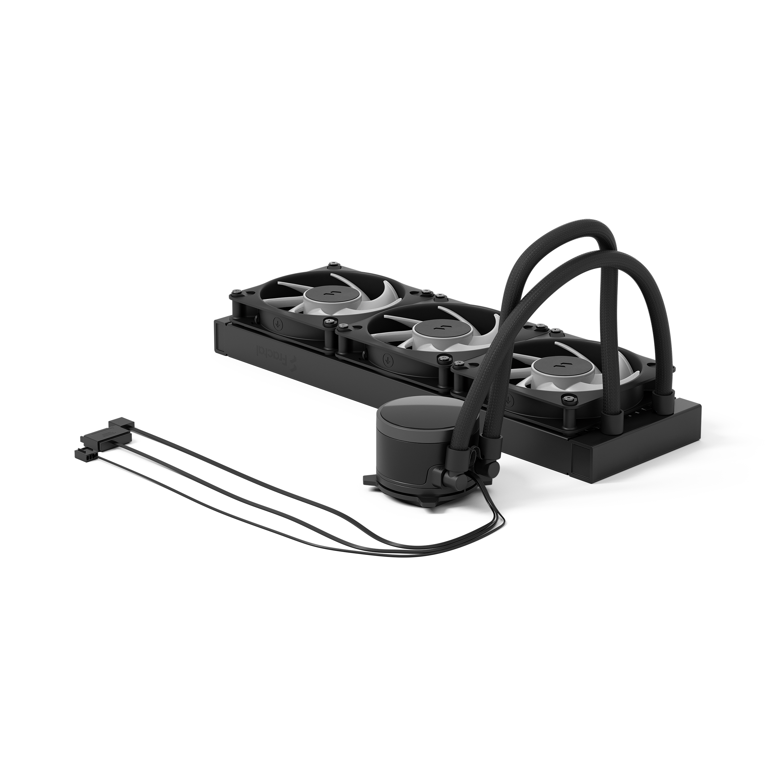 Chłodzenie wodne Fractal Design Radius 360 ARGB Black (FD-W-RA1-3602) Chłodzenie wodne Fractal Design Radius 360 ARGB Black (FD-W-RA1-3602)