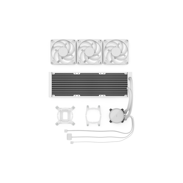 Zdjęcie produktu: Chłodzenie wodne Fractal Design Radius 360 ARGB White (FD-W-RA1-3603) Zdjęcie produktu: Chłodzenie wodne Fractal Design Radius 360 ARGB White (FD-W-RA1-3603)