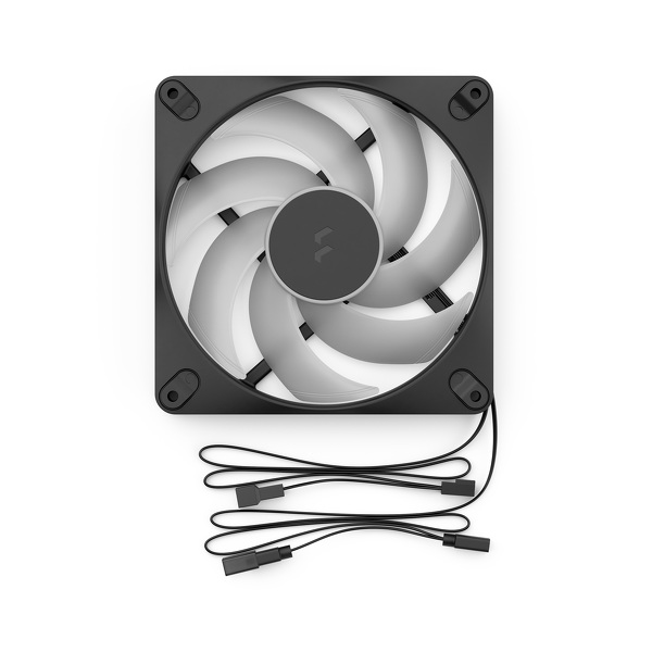 Zdjęcie produktu: Wentylatory Fractal Design Dynamic 3 PWM ARGB czarne 140mm 3 szt. Zdjęcie produktu: Wentylatory Fractal Design Dynamic 3 PWM ARGB czarne 140mm 3 szt.