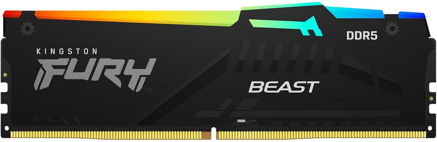 Kingston FURY Beast RGB Black 62GB (2x32GB) DDR5 6000Mhz CL30 EXPO