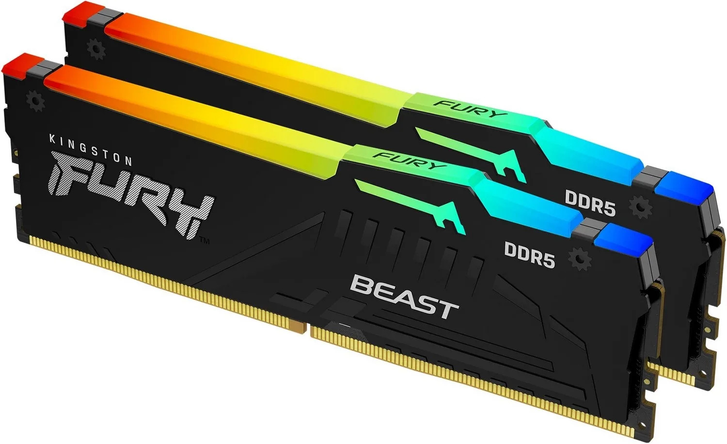 Kingston FURY Beast RGB Black 62GB (2x32GB) DDR5 6000Mhz CL30 EXPO