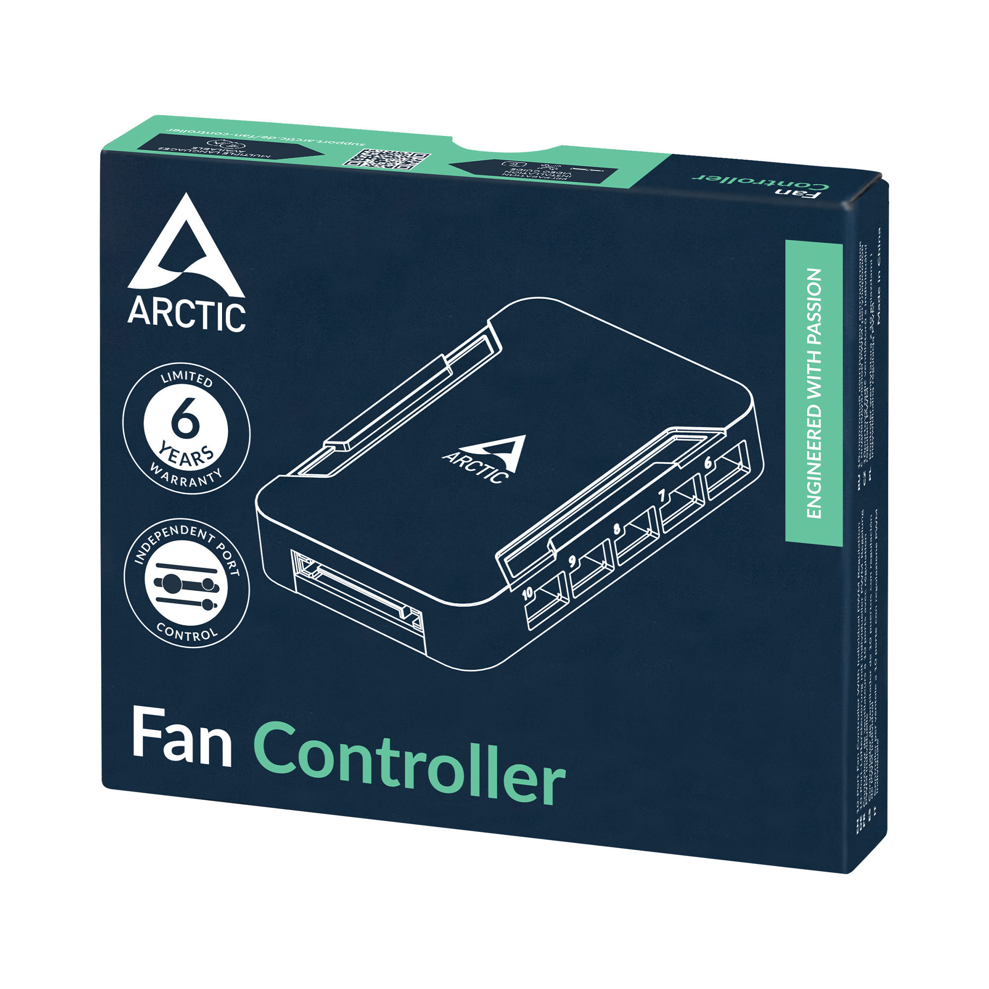 Arctic Fan Controller 10 portów z indywidualnym sterowaniem PWM 4-pin