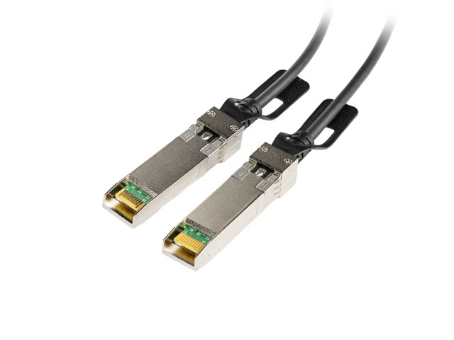 Kabel Lanberg DAC SFP+ 10Gb/s miedź 2m czarny