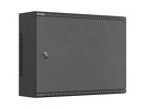 Szafa instalacyjna TPR Lanberg 10"/19" z płytą Mesh 560x420x180 czarna (złożona)