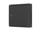 Szafa instalacyjna TPR Lanberg 10" z płytą Mesh 400x400x140 czarna (złożona)