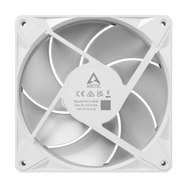 Zdjęcie produktu: Wentylator Arctic BioniX P14 ARGB PWM 140mm White (ACFAN00340A)