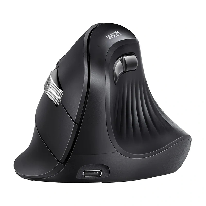 Mysz pionowa UGREEN MU008Smini BT+2.4G (czarna)