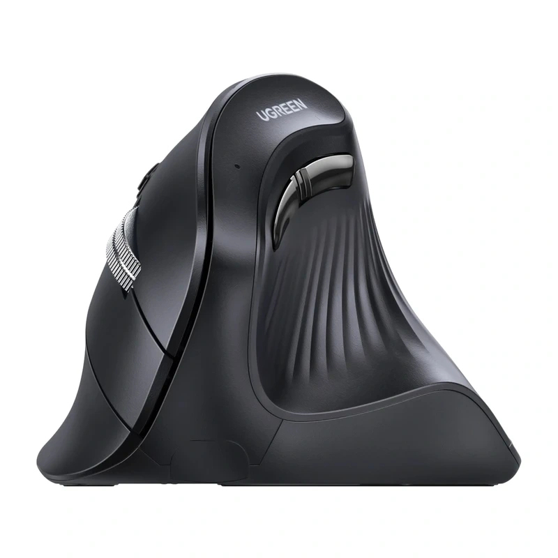 Mysz bezprzewodowa pionowa UGREEN MU008 BT 2.4G (czarna)