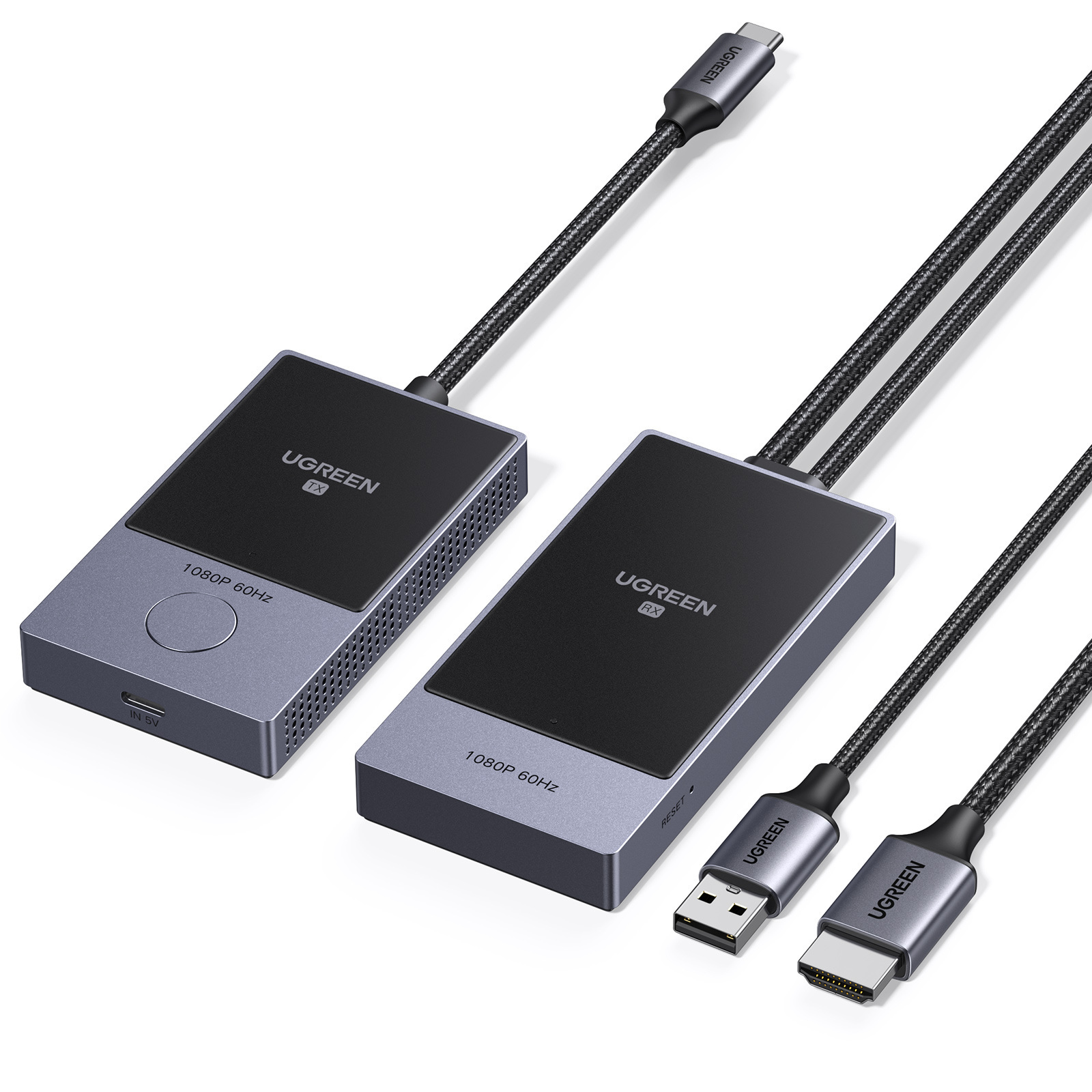 Adapter Transmiter bezprzewodowy HDMI UGREEN CM737 nadajnik+odbiornik