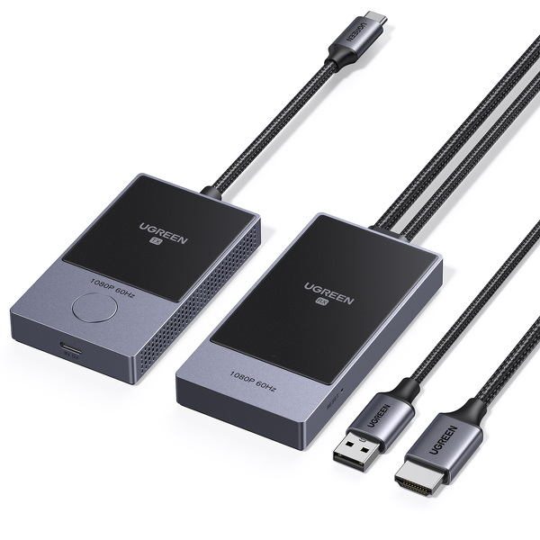 Zdjęcie produktu: Adapter Transmiter bezprzewodowy HDMI UGREEN CM737 nadajnik+odbiornik