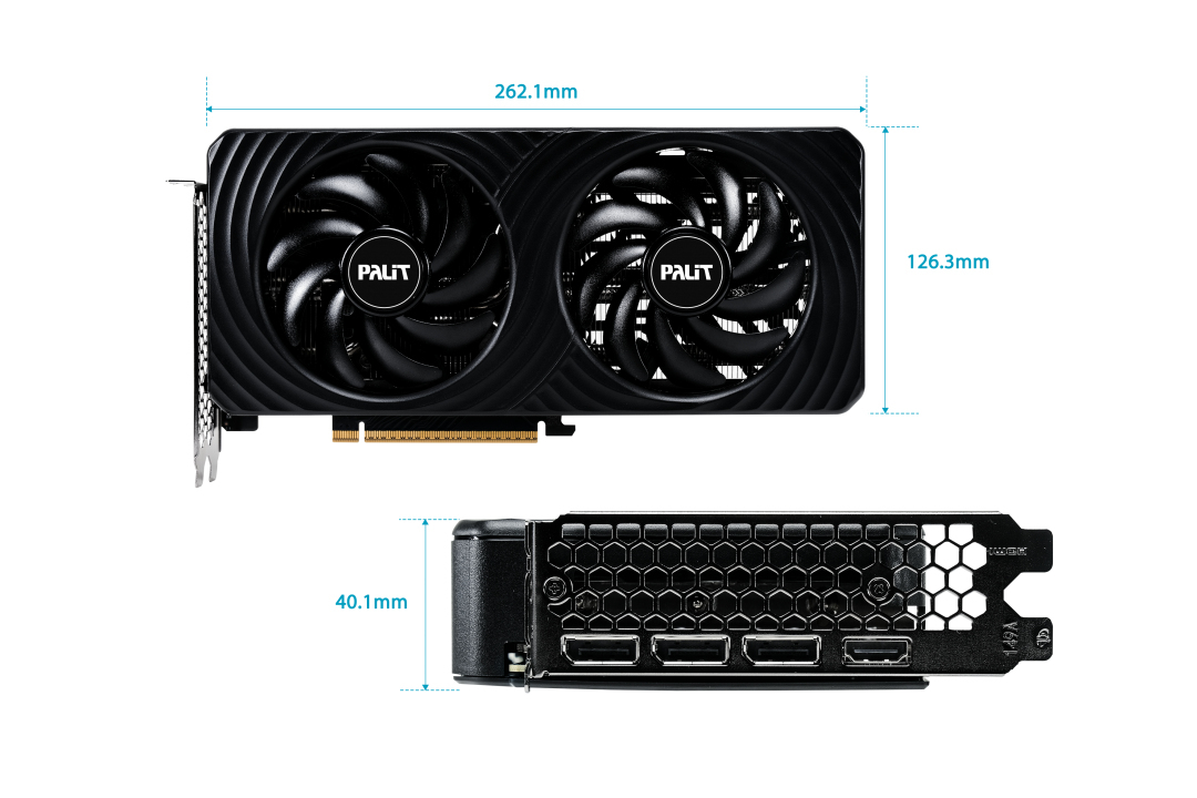 Palit GeForce RTX 5060 Dual 8GB GDDR7 DLSS 4 (NE75060019P1-GB2063D) Palit GeForce RTX 5060 Dual 8GB GDDR7 DLSS 4 (NE75060019P1-GB2063D)