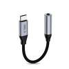 Adapter Tech-Protect Ultraboost USB-C to Mini Jack 3.5mm DAC - ciemnoszary