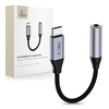 Miniatura zdjęcia: Adapter Tech-Protect Ultraboost USB-C to Mini Jack 3.5mm DAC - ciemnoszary