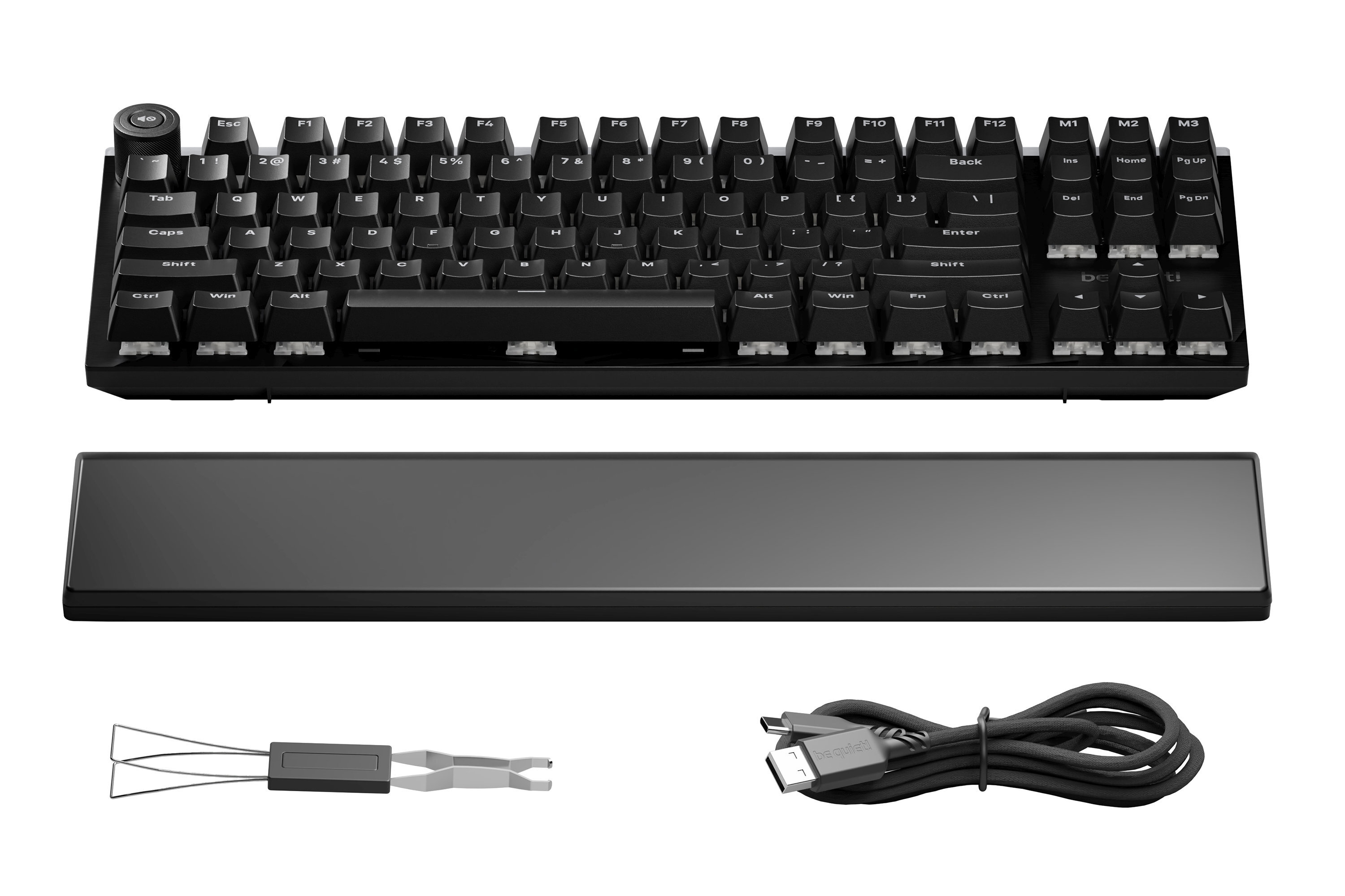 Klawiatura be quiet! Light Mount TKL Silent Linear US