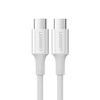 Kabel UGREEN USB-C-USB-C 1m 100W biały