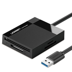 Miniatura produktu: Czytnik kart UGREEN CR125 USB 3.0 0.5m (czarny) Miniatura produktu: Czytnik kart UGREEN CR125 USB 3.0 0.5m (czarny)