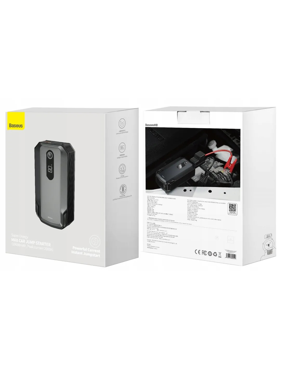 Powerbank / Rozrusznik Baseus Super Energy Max 20000mAh - czarny Powerbank / Rozrusznik Baseus Super Energy Max 20000mAh - czarny