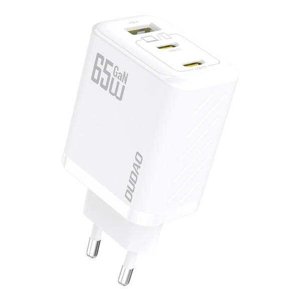 Zdjęcie produktu: Ładowarka sieciowa Dudao A29C 65W GaN + kabel USB-C - biała