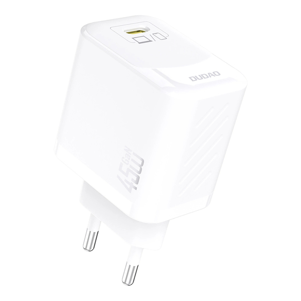 Zdjęcie produktu: Ładowarka sieciowa Dudao A28C 45W GaN + kabel USB-C - biała