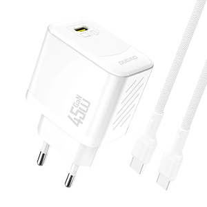 Miniatura produktu: Ładowarka sieciowa Dudao A28C 45W GaN + kabel USB-C - biała