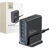 Ładowarka sieciowa Tech-Protect DC160W-GAN 6-Port 160W - czarna