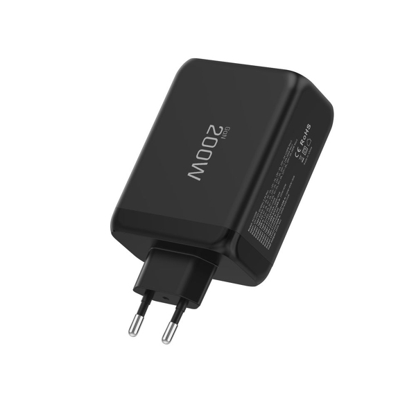 Zdjęcie produktu: Ładowarka sieciowa Tech-Protect NC200W-GaN 4-Porty 200W - czarna