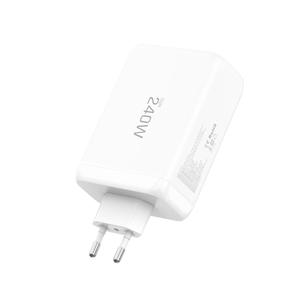 Zdjęcie produktu: Ładowarka sieciowa Tech-Protect NC240W-GaN 4-Porty 240W - biała