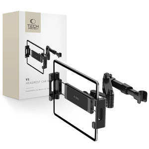 Miniatura produktu: Uchwyt Tech-Protect V1 samochodowy teleskopowy na zagłówek na telefon - czarny Miniatura produktu: Uchwyt Tech-Protect V1 samochodowy teleskopowy na zagłówek na telefon - czarny