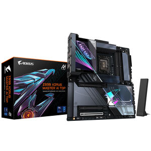 Miniatura produktu: Płyta główna Gigabyte Z890 AORUS MASTER AI TOP DDR5 LGA1851 Miniatura produktu: Płyta główna Gigabyte Z890 AORUS MASTER AI TOP DDR5 LGA1851