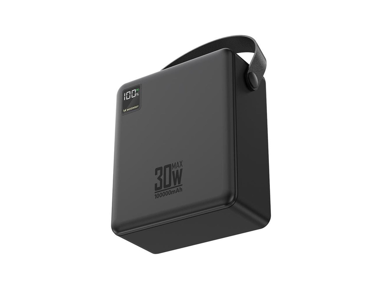 Zdjęcie produktu: Powerbank Wozinsky W8-B 100000 mAh 30 W 4x USB-A i 1x USB-C - czarny