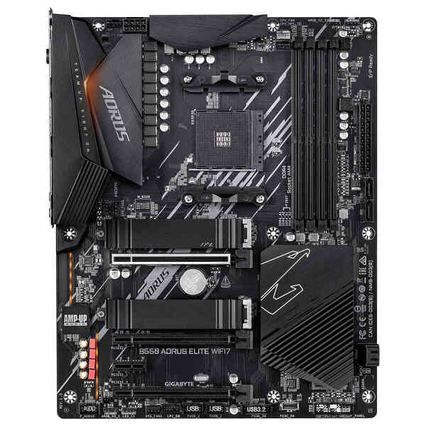 Zdjęcie produktu: Płyta główna Gigabyte B550 AORUS ELITE WF7 AM4 Zdjęcie produktu: Płyta główna Gigabyte B550 AORUS ELITE WF7 AM4