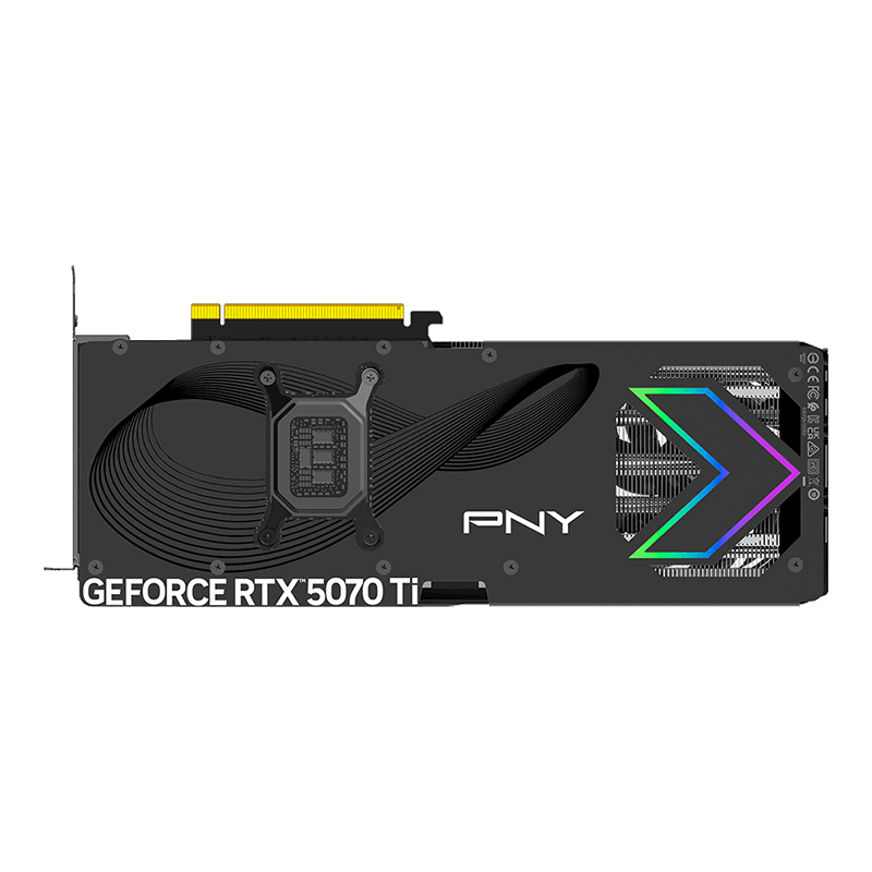 PNY GeForce RTX 5070 Ti Triple Fan ARGB OC 16GB GDDR7 DLSS 4 PNY GeForce RTX 5070 Ti Triple Fan ARGB OC 16GB GDDR7 DLSS 4