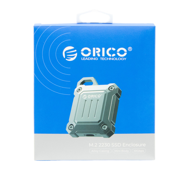 Zdjęcie produktu: Orico Obudowa na dysk M.2 NVMe 2230, USB-C 10 Gbps, wzmocniona, metalowa