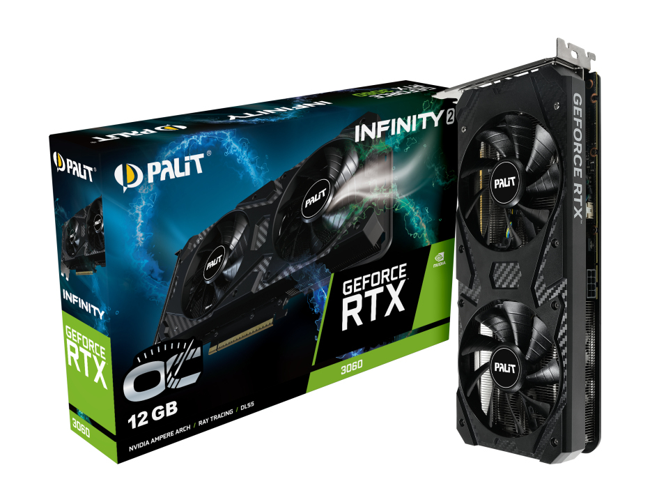 Palit GeForce RTX 3060 INFINITY 2 OC 12GB GDDR6 DLSS 4