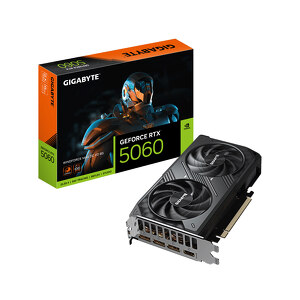Miniatura produktu: Gigabyte GeForce RTX 5060 WINDFORCE MAX OC V2 8GB GDDR7 DLSS 4 (GV-N5060WF2MAX OCV2-8GD)
