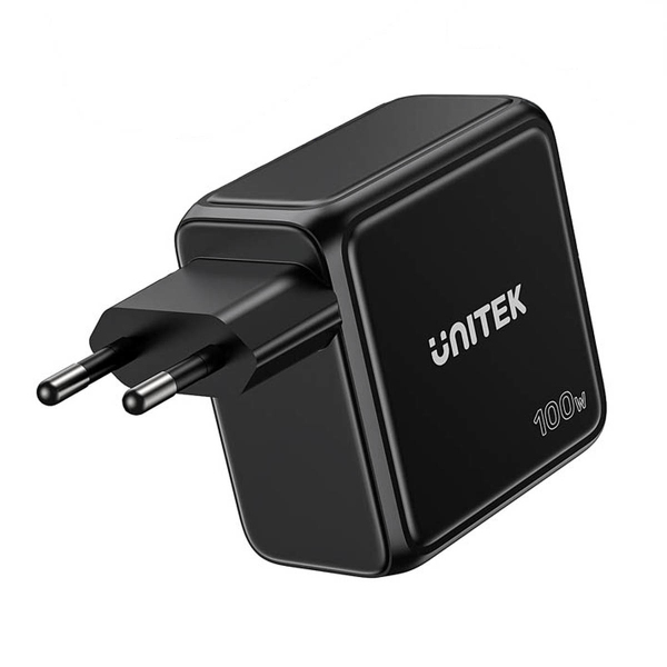 Zdjęcie produktu: Unitek Ładowarka GaN z wyświetlaczem 100W 3xUSB-C 1xUSB-A PD3.0 QC4.0
