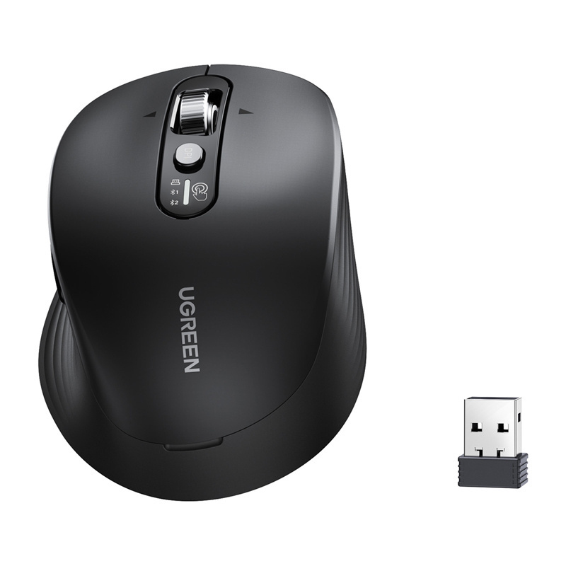 Mysz bezprzewodowa UGREEN M752 BT+2.4GHz (czarna)