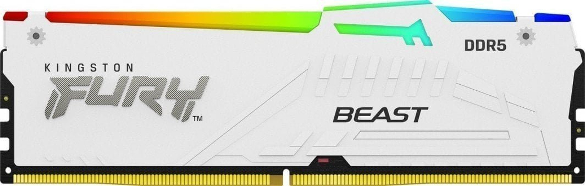 Zdjęcie produktu: Pamięć Kingston FURY Beast RGB White 64GB (2x32GB) DDR5 6000Mhz CL30 EXPO