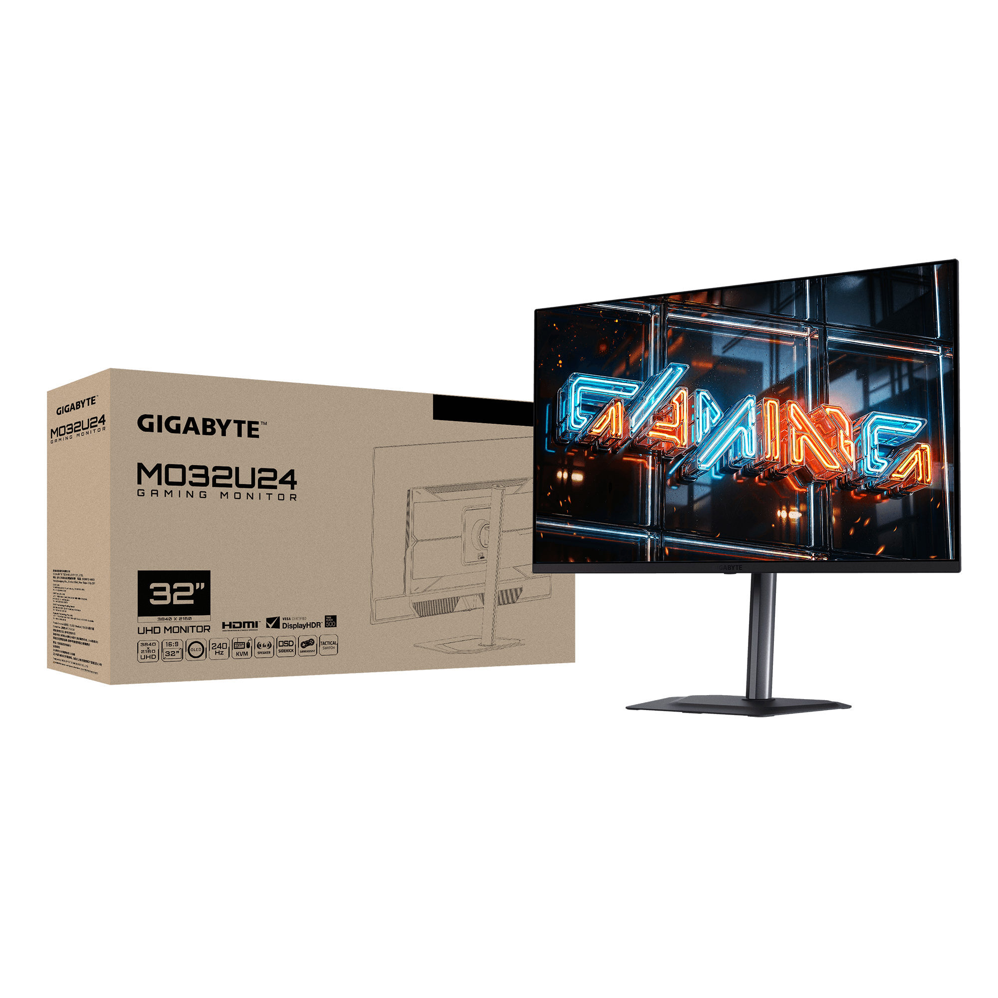 Gigabyte MO32U24 31,5" QD-OLED UHD 240Hz