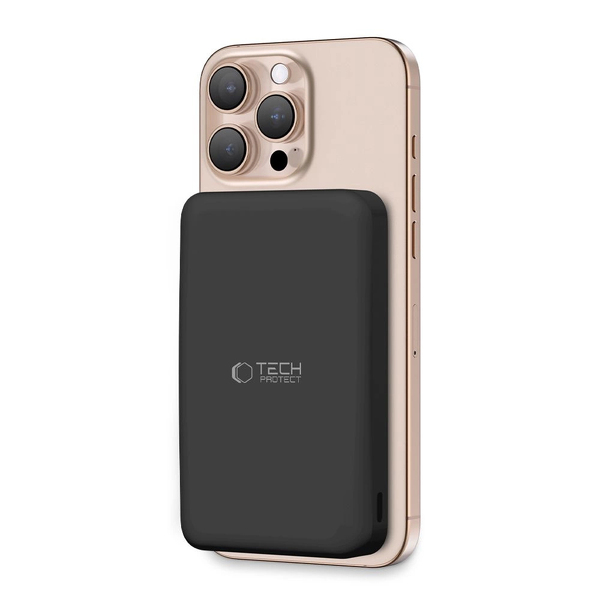 Zdjęcie produktu: Powerbank Tech-Protect PB24 LifeMag QI2 MagSafe 10000 mAh - czarny